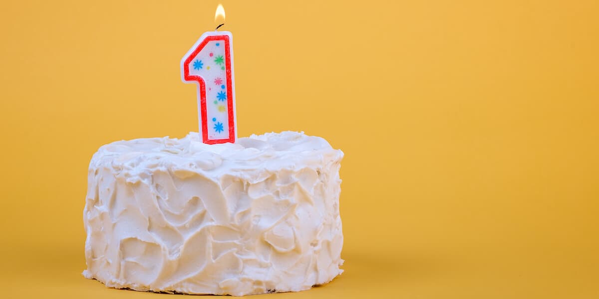 First birthday cake